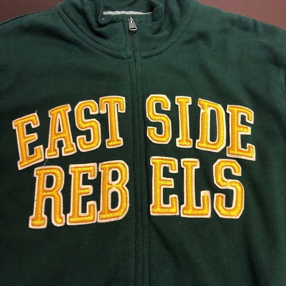 Old Navy Eastside Rebels Full Zip Hoodie Green - Picture 2 of 3